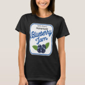 Cute Homemade Blueberry Jam Easy Lazy Halloween Co Tシャツ (正面)