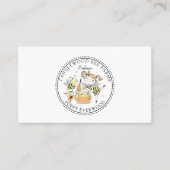 Cute Honey Bee Apiary Beekeeper Honey Products  名刺 (正面)