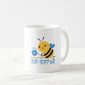 Cute Honey Bee Big Sister Custom Name Coffee Mug コーヒーマグカップ (正面右)