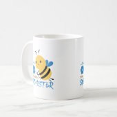 Cute Honey Bee Big Sister Custom Name Coffee Mug コーヒーマグカップ (正面左)
