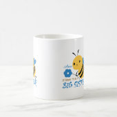Cute Honey Bee Big Sister Custom Name Coffee Mug コーヒーマグカップ (中央)