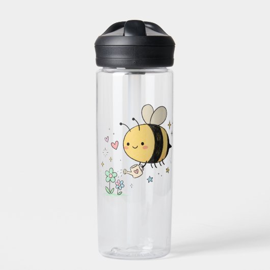  Cute Honeybee  Kawaii Bumblebee for teachers gift ウォーターボトル (正面)