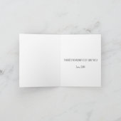 Cute Hoppy Valentines Hunny Bunny Love シーズンカード (内部)