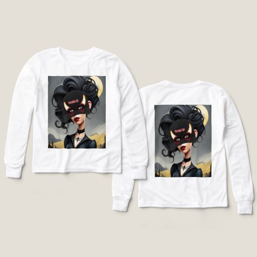 Cute Horrible girl  (デザイン 正面＆背面)