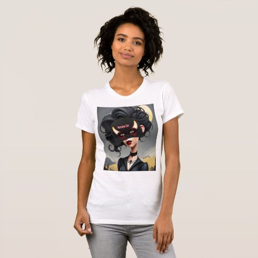 Cute Horrible girl  Tシャツ (正面フル)