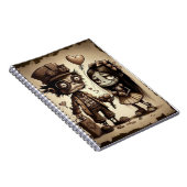 Cute Horror Girl Spiral Notebook – Valentine  ノートブック (右側)