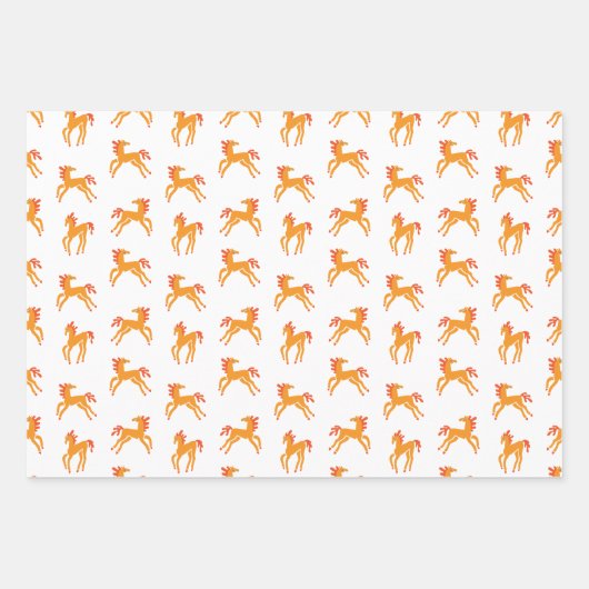 Cute horse  ラッピングペーパーシート (正面)