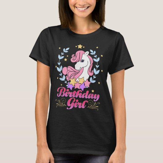 cute horse Birthday Tシャツ (正面)