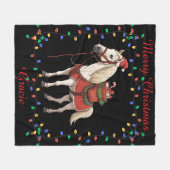 Cute Horse Fleece Blanket フリースブランケット (正面(横))