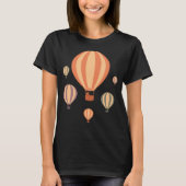 Cute Hot Air Balloons Balloon Sky Tシャツ (正面)
