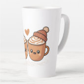 Cute Hot Cocoa Couple Mug カフェラテマグ (右アングル)