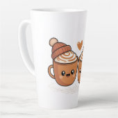 Cute Hot Cocoa Couple Mug カフェラテマグ (左アングル)