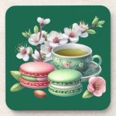 Cute hot tea lovers コースター (正面)