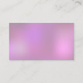 Cute House Cleaning Service Maid Floral 名刺 (裏面)