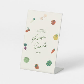 Cute Housewarming Recipe Card Activity 台座サイン