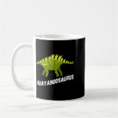 Cute Huayangosaurus Dinosaur Design  コーヒーマグカップ (左)