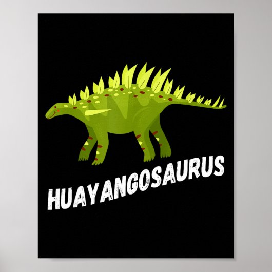 Cute Huayangosaurus Dinosaur Design  ポスター (正面)