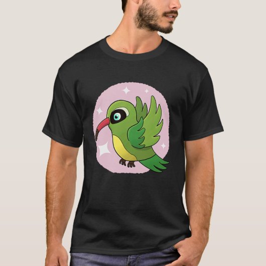 Cute Hummingbird I Kids Hummingbird Tシャツ (正面)