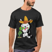 Cute Husky Dog Cinco de Mayo 5th of May Celebratio Tシャツ (正面)