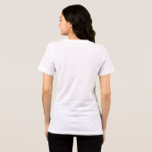 Cute Husky Dog Snacks Quote Funny Minimalist トライブレンドTシャツ (裏面全面)