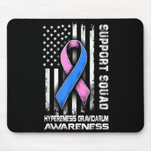 Cute Hyperemesis Awareness Gravidarum Squad Suppor マウスパッド (正面)