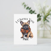 Cute I Chews You | フランスの絵葉書 ポストカード (スタンド正面)