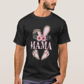 Cute I Love Being A Mama Bunny Tシャツ (正面)