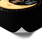 Cute I Love You To The Moon And Back Playful Love  ポスター (角)