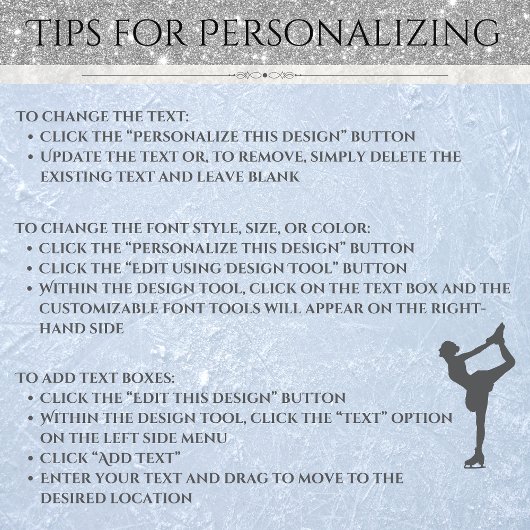 Cute Ice Rink Party Figure Skating Birthday 招待状