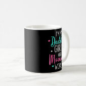 Cute I'm My Daddy's Girl And My Mommy's World Baby コーヒーマグカップ (正面右)