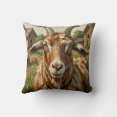 Cute Impastos Farm Animal Goat クッション (裏面)