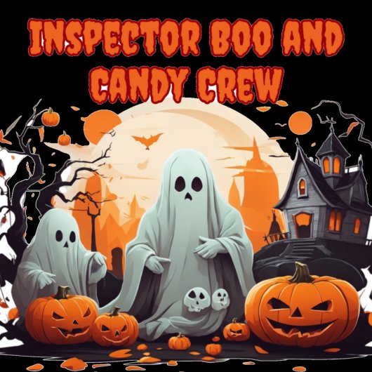  Cute Inspector Boo and Candy Crew トートバッグ