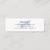 Cute Iridescent Graduation Hat  スキニー名刺 (正面)