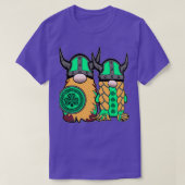 Cute Irish Viking Gnome Couple St Patrickx27s Day Tシャツ (デザイン正面)