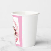 Cute It’s a Girl Baby Announcement  紙コップ (左)