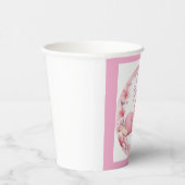 Cute It’s a Girl Baby Announcement  紙コップ (右)