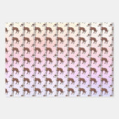 Cute Italian Greyhound Image ラッピングペーパーシート (正面)