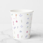  Cute Italian Minimalist Birthday 紙コップ (裏面)