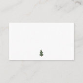 Cute It's Cold Outside Bear Books For Baby Shower エンクロージャーカード (裏面)