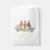 Cute It's Cold Outside Nutcracker Baby Shower フェイバーバッグ (正面)