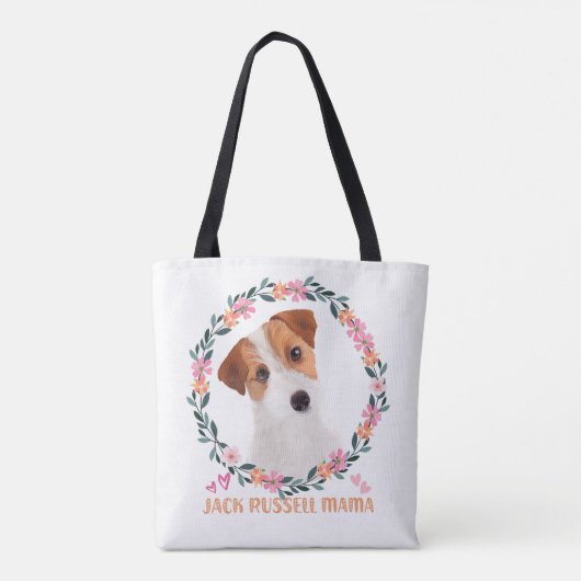 Cute Jack Russell Terrier - Jack Russell Mama トートバッグ (裏面)