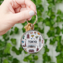 Cute Japan Icons: Sticker Pack Adventure キーホルダー