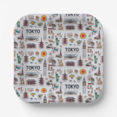 Cute Japan Icons: Sticker Pack Adventure ペーパープレート (正面)