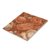 Cute Japanese Ranunculus  Tiles  For Spa-Style  タイル (側面)