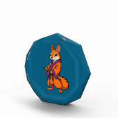 Cute Japanese Samurai Squirrel フォトブロック (右)