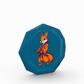 Cute Japanese Samurai Squirrel フォトブロック (左)