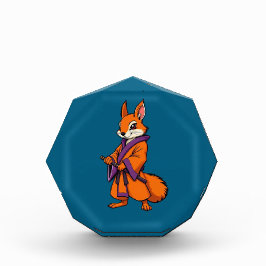 Cute Japanese Samurai Squirrel フォトブロック