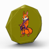 Cute Japanese Samurai Squirrel フォトブロック (左)