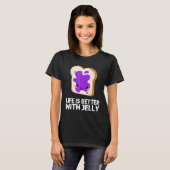 Cute Jelly For Men Women Matching Fruit Spread San Tシャツ (正面フル)