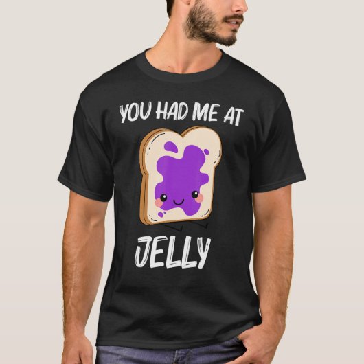 Cute Jelly For Men Women Matching Fruit Spread San Tシャツ (正面)